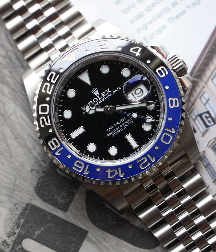 Rolex GMT Master II Batman Batgirl 126710BLRO Black blue - | Timepiece  Trader| Timepiece Trader
