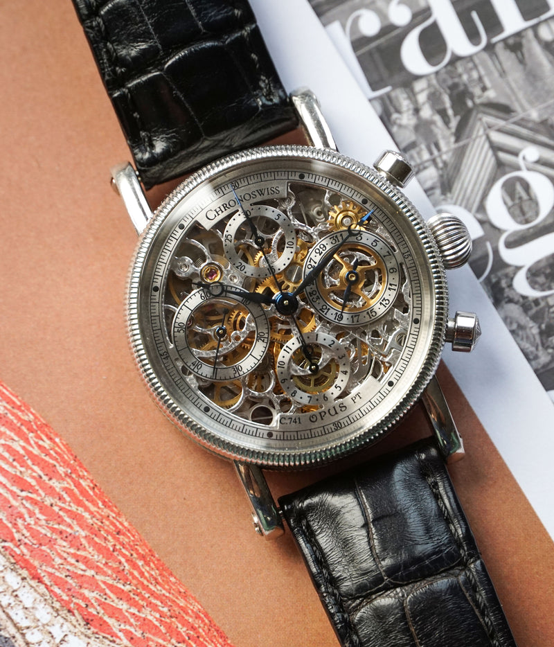 Opus Skeleton Chronograph Platinum