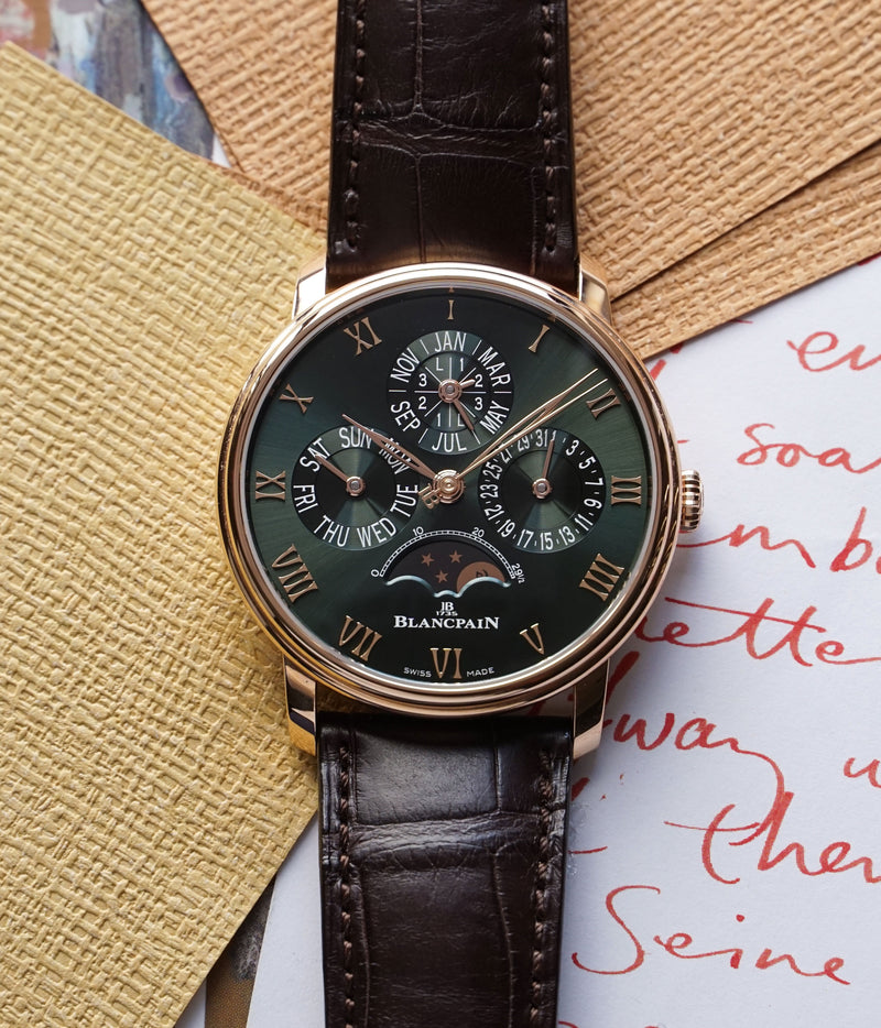 Villeret Perpetual Calendar Green