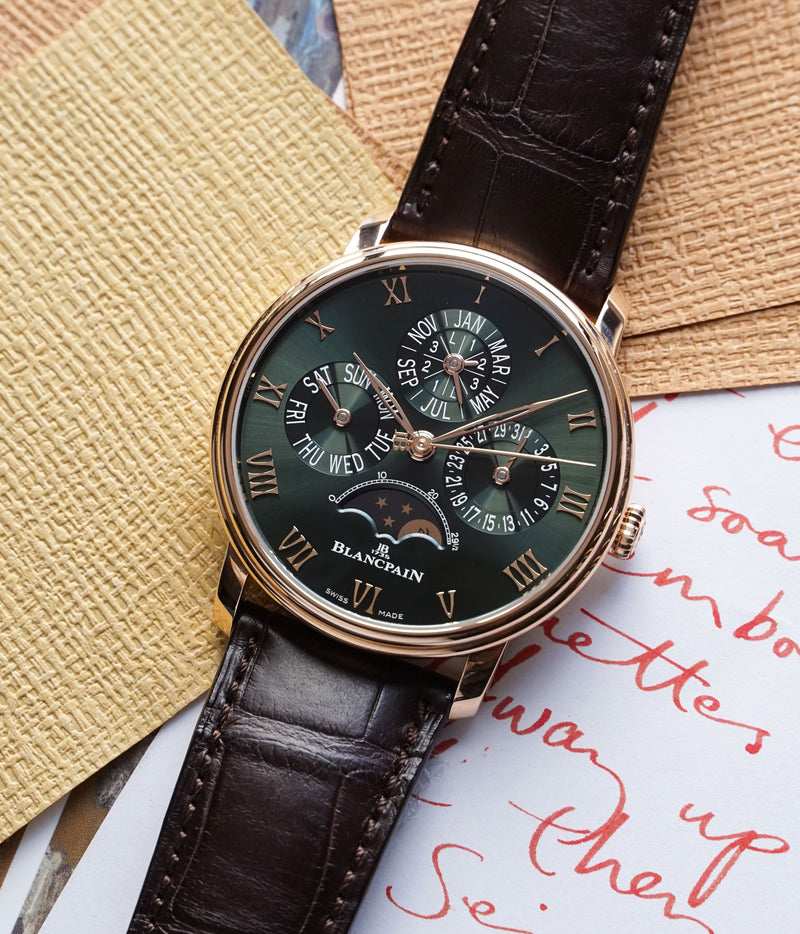 Villeret Perpetual Calendar Green