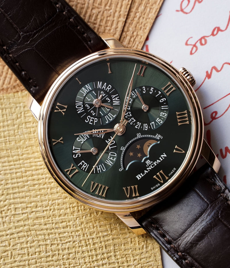 Villeret Perpetual Calendar Green