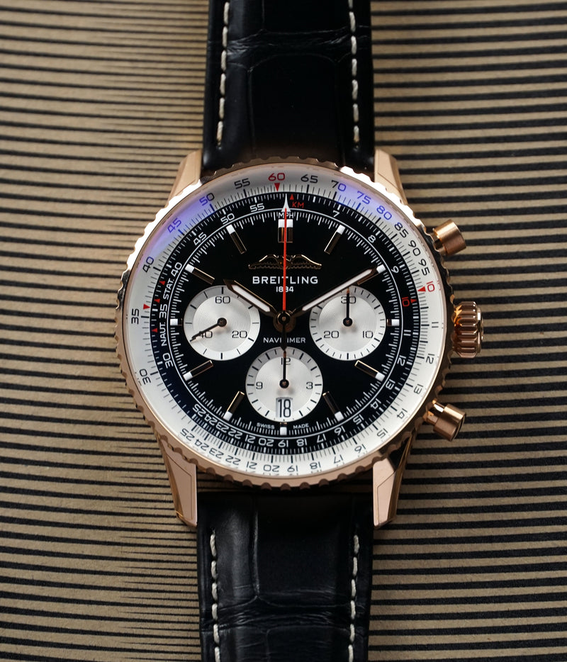 Navitimer B01 Chronograph 42 18K Red Gold