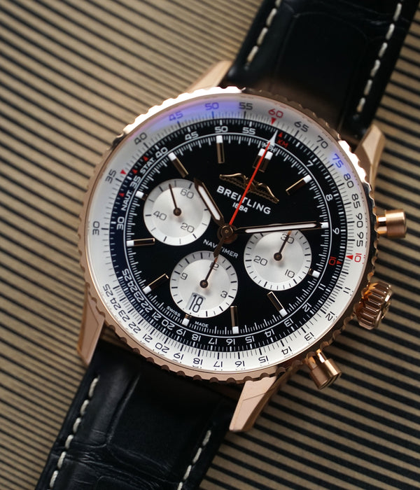 Navitimer B01 Chronograph 42 18K Red Gold