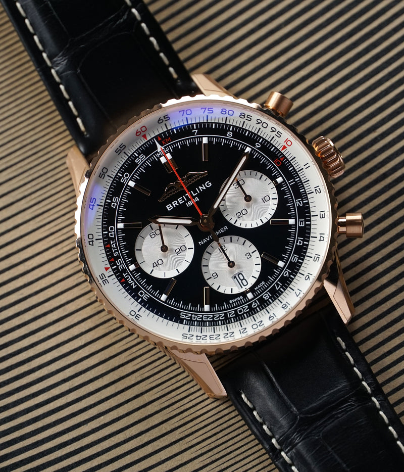 Navitimer B01 Chronograph 42 18K Red Gold