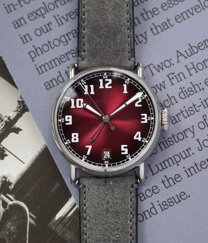 Heritage Dual Time Burgundy Fume